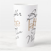 Meilleur Latte Que Jamais Amusant Coffee Latte Mug (Devant)