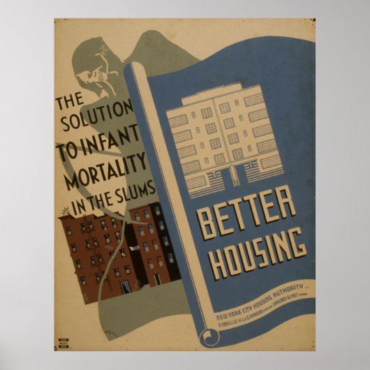 Meilleur logement Poster WPA Vintage (Devant)