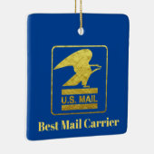 Meilleur Mailman ornement de Noël (Droite)