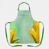 Meilleur Mamá jamais ! Tablier Tout-En-Plan Tulipe (Recto)