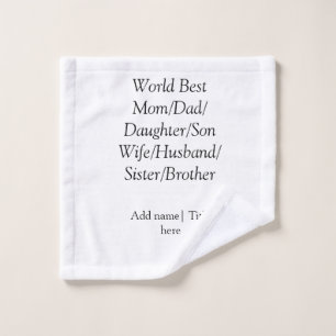 Meilleur maman mari femme papa fille fils au monde