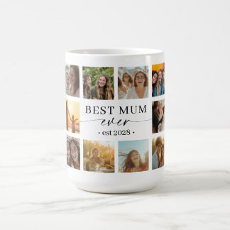 Meilleur Maman Photo Collage Mug Cadeau