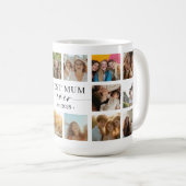Meilleur Maman Photo Collage Mug Cadeau (Devant droit)