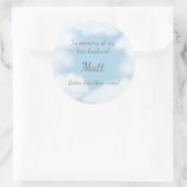 "Meilleur mari tard que jamais" Autocollant drôle  (Sac)