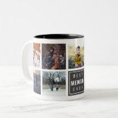 Meilleur Mémo Jamais Custom Photo Mug (Devant gauche)