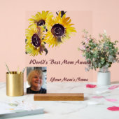 Meilleur Mère du monde Sunflowers (Mariage)