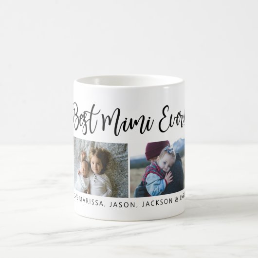 Meilleur Mimi Jamais Mug de Café Script (Centre)