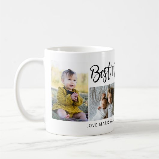 Meilleur Mimi Jamais Script Café Mug (Gauche)