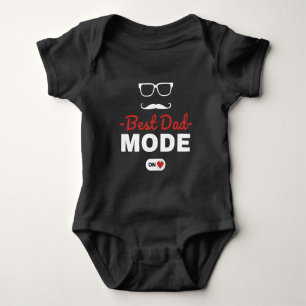 Meilleur mode Papa activé Body bébé Cadeau migno