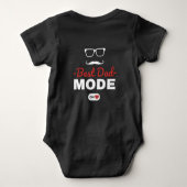 Meilleur mode Papa activé Body bébé | Cadeau migno (Dos)
