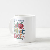 Meilleur mug cadeau d'appréciation pour enseignant (Devant gauche)