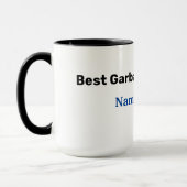 Meilleur Mug de Nom d'Éboueur (Gauche)