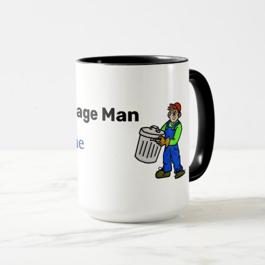 Meilleur Mug de Nom d'Homme de Ménage (Devant droit)