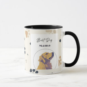 Meilleur Mug pour Maman de Chien – Illustration de
