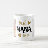 Meilleur Nana Ever 2 Photo Mug Café Noir Et Or (Centre)