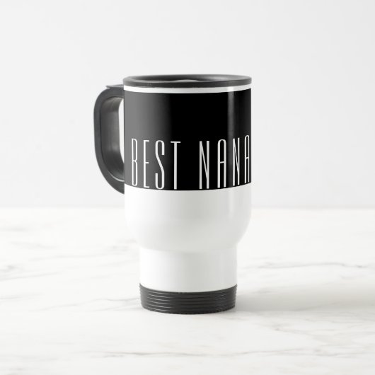 Meilleur NANA Ever Mug de Voyage (Devant gauche)