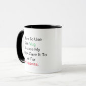 Meilleur neveu J'ai dû utiliser cette tasse parce (Devant gauche)