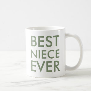 Meilleur Niece Ever Mug Moderne élégant simple