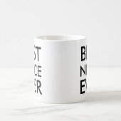 Meilleur Niece Ever Mug Moderne élégant simple (Centre)