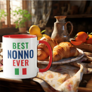 Meilleur Nonno Jamais Italien Fête des pères Mug