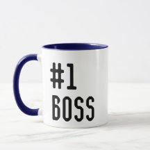 meilleur numéro un patron mug cadeau personnalisé