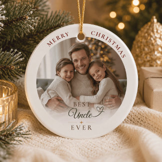 Meilleur Oncle de Tous les Temps Ornement de Noël