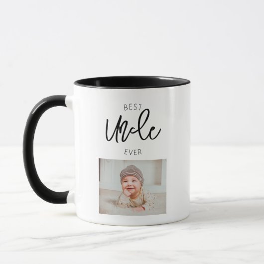 Meilleur Oncle Jamais Photo Mug Fête des pères Cad (Gauche)