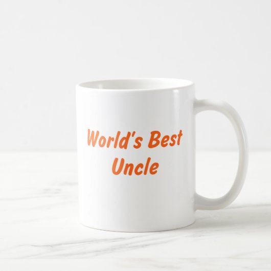 Meilleur oncle Mug du monde (Droite)