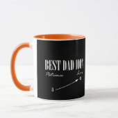 Meilleur papa 100% Aimer Patience Funky Père Mug C (Gauche)