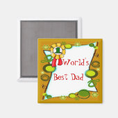 Meilleur Papa Aimant (Recto/Verso)