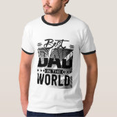 Meilleur papa au monde T-shirt (Devant)