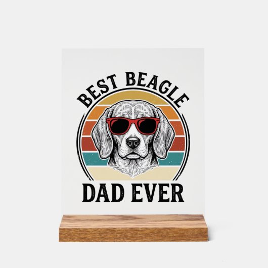 Meilleur Papa Beagle de Tous les Temps Design de C (Recto)