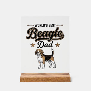 Meilleur Papa Beagle du Monde Chien Vintage