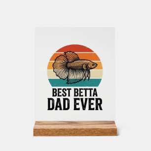 Meilleur Papa Betta Ever Création de Poisson Vinta