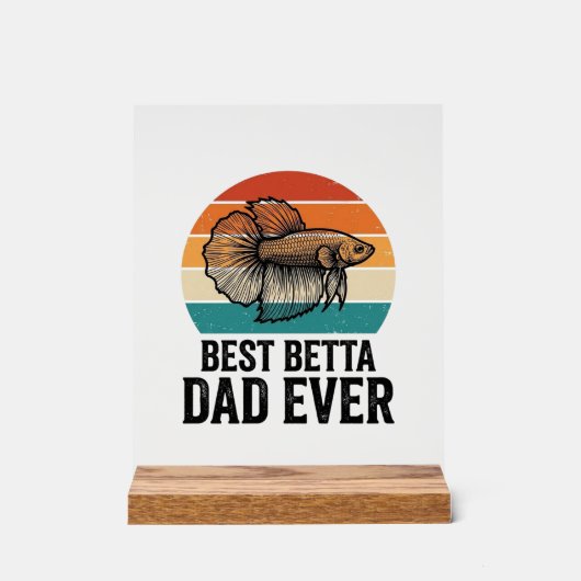 Meilleur Papa Betta Ever Création de Poisson Vinta (Recto)