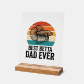 Meilleur Papa Betta Ever Création de Poisson Vinta (Angle)