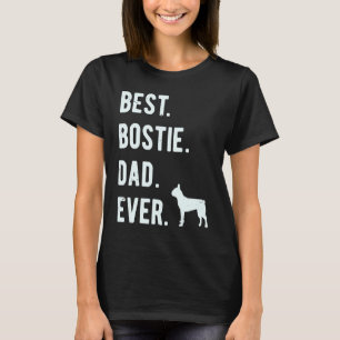 Meilleur papa Bostie pour homme T-shirt chien Terr