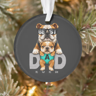 Meilleur papa bouledogue de tous les temps – Cute