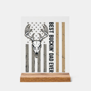 Meilleur Papa Buckin Chasse au Cerf Design de Chem