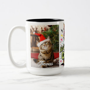Meilleur Papa Chat Personnalisé - tasses de fête d