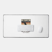 Meilleur papa chien de tous les temps Design vinta (Clavier et souris)