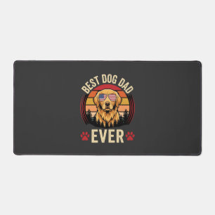 Meilleur papa chien de tous les temps Rétro Golden