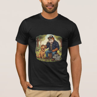 Meilleur Papa Chien Ever – T-shirt drôle pour AMAT
