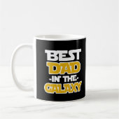 Meilleur papa dans la Galaxy drôle dire tasse de c (Gauche)