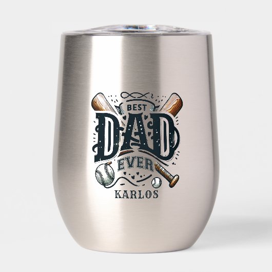 Meilleur papa de baseball (Avant)