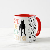 Meilleur papa de chien du monde jamais de café Mug (Devant droit)