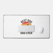 Meilleur Papa de Chien Vintage Sunset Conception d (Clavier et souris)
