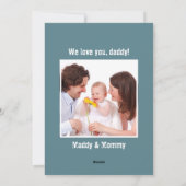 Meilleur Papa de Tous Carte de Fête des Pères Grun (Dos)