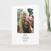 Meilleur Papa de tous les temps ! Carte (Devant)