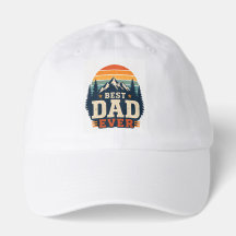 Meilleur Papa de Tous les Temps Casquette Rétro de
